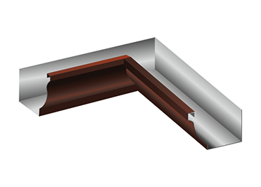 Угол желоба внутренний МП Модерн - картинка 1